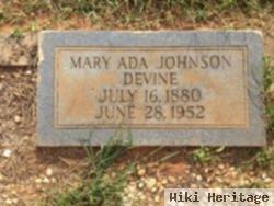 Mary Ada Johnson Devine