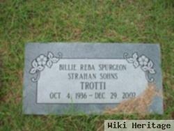 Billie Reba Spurgeon Strahan Sohns Trotti