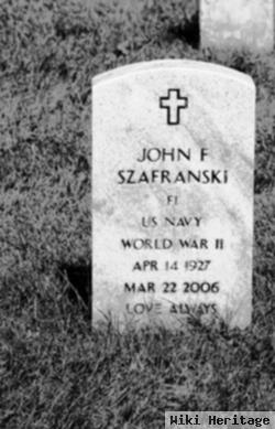 John F Szafranski