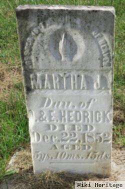 Martha J Hedrick