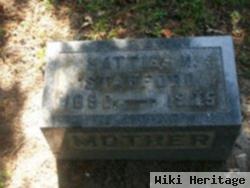 Harriet M "hattie" Weston Stafford