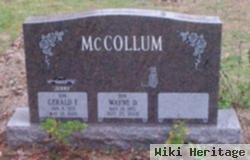 Wayne D Mccollum