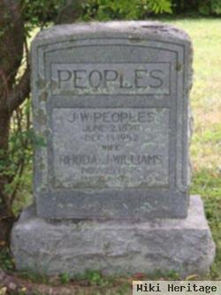 J. W. Peoples