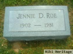 Jennie D Roe