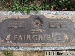 Henry Lee Fairgrieve