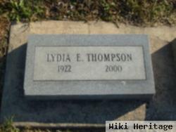 Lydia L Thompson