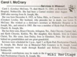 Carol I Liveley Mccrary