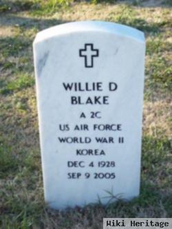 Willie D Blake