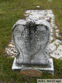 Sarah C. "sallie" Boone Watts