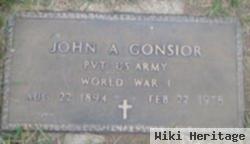 John A Gonsior