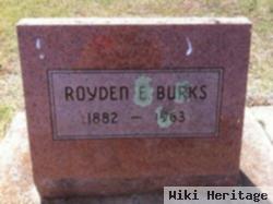 Royden Elliott "roy" Burks