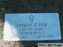 Corp Ernest G Fox