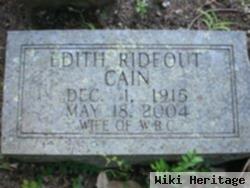 Edith Rideout Cain