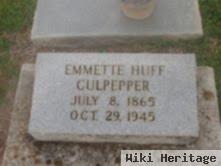 Emmette Huff Culpepper