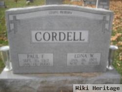 Edna W. Cordell