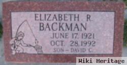 Elizabeth Rigby Backman