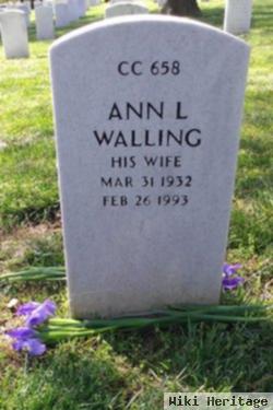 Ann L Walling