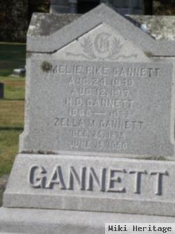 Zella M Gannett