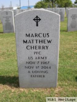 Pfc Marcus Matthew Cherry