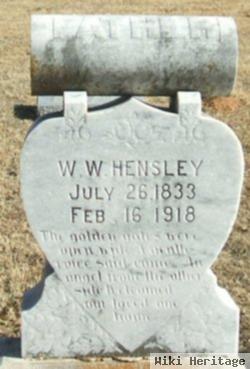 W W Hensley