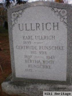 Gertrude Runschke Ullrich