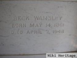 Beck Wamsley