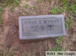 Sadie F. Wyman