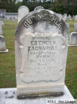 Esther H. Herbein Zacharias