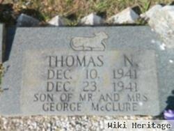 Thomas N Mcclure