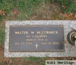 Walter Melvin Mccormick