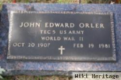 John Edward Orler