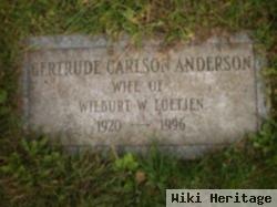 Gertrude Carlson Anderson Luetjen