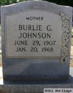 Burlie G Johnson