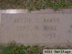 Bettie T Baker