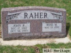 Pfc John R. Raher