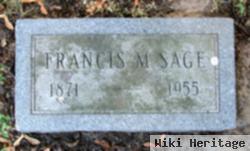 Francis M Sage