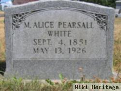 M. Alice Pearsall White