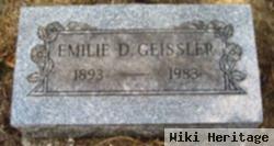 Emilie D Geissler