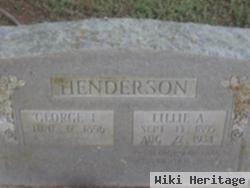 Lillie A Henderson