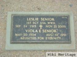 Leslie "les" Senior