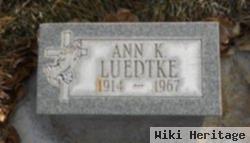 Anna Elizabeth Kraft Luedtke