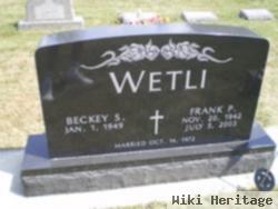 Frank P Wetli