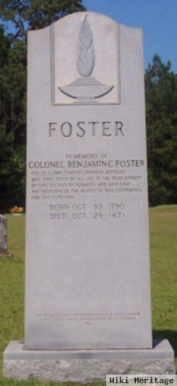 Col Benjamin C Foster