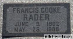 Francis Cooke Rader