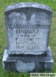 Alabama Elizabeth Etheridge Ernest