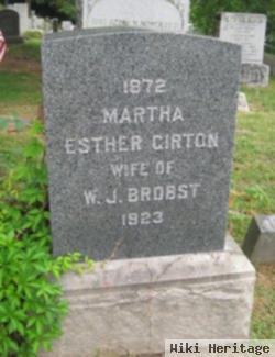 Martha Esther Girton Brobst