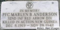 Pfc Marlyn B Anderson