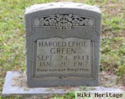 Harold Ephie Green