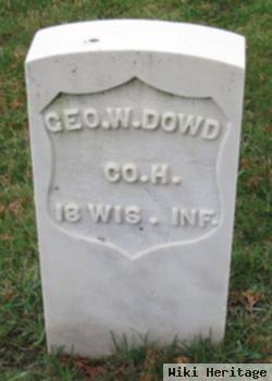 George W Dowd