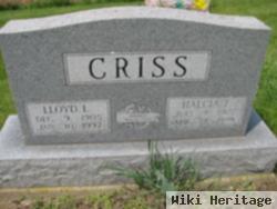 Lloyd L Criss